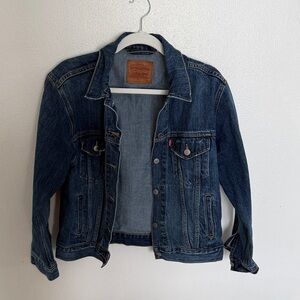 Levi's Dark Wash Denim Jacket Sz M